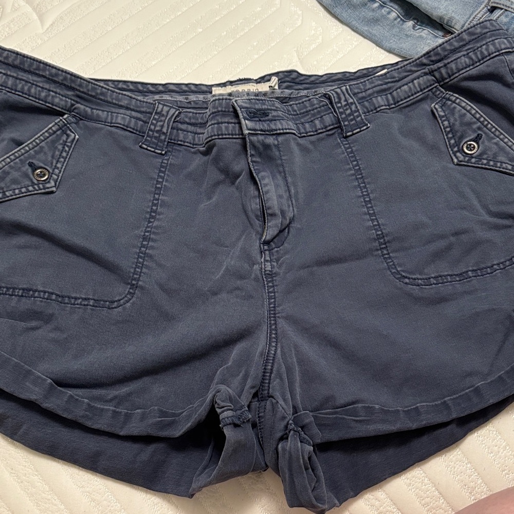 Torrid Dark Blue Cargo Shorts